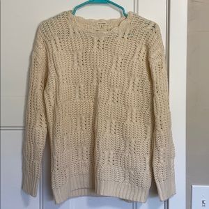 Cream Knitted Sweater